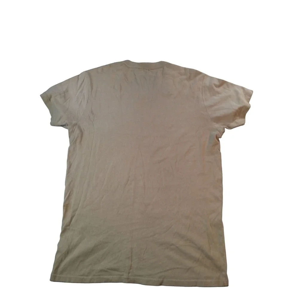 True‎ Religion Rebels Biker Graphic Tee Medium Khaki Winged Cycle Club Horseshoe